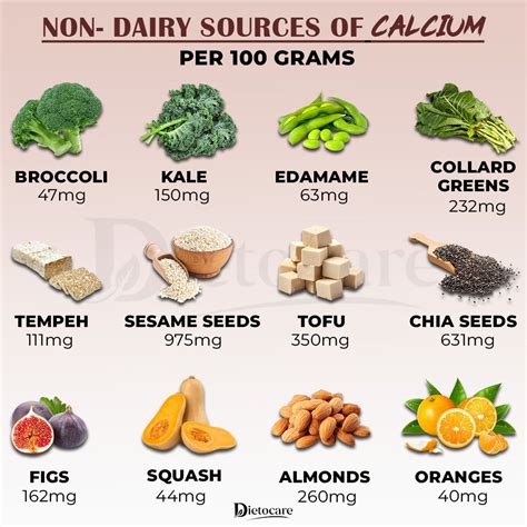 Non Dairy Sources of Calcium in 2025 | Calcium rich foods, Healing food, Vegan calcium - non dairy sources of calcium