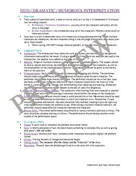 Image result for Duo Humorous Interp