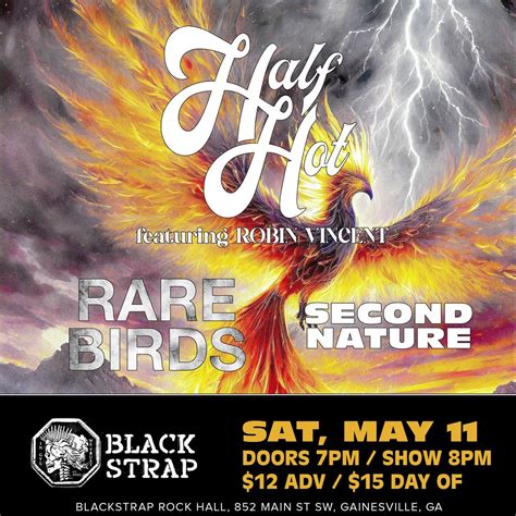 Half Hot Feat: Robin Vincent, Rare Birds, Second Nature, Blackstrap ...
