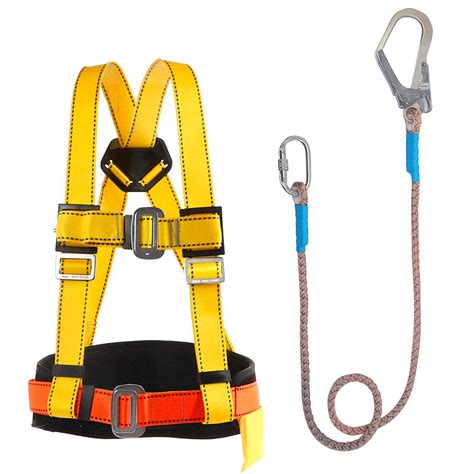 Buy Safety Fall Arrest Harness, Yellow Half Body Height Climbing Fall ...