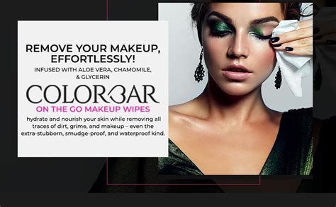 Colorbar Remover Wipes, 30 Wipes (150mmx200mm) | Enriched with Aloe ...