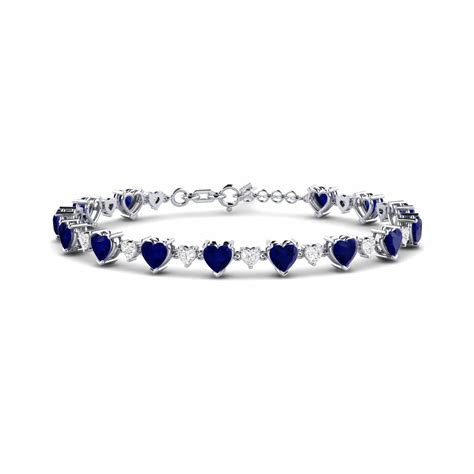 Order Women's Bracelet Slowking in Heart cut 6.16 Carat 950 Platinum ...