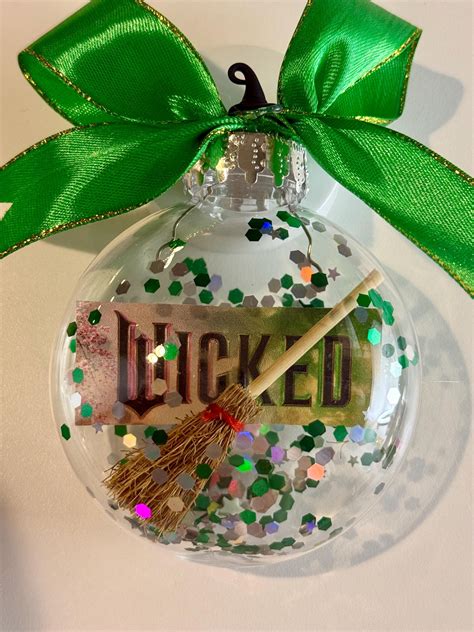 Wicked Christmas Ornament, Movie Disc Ornament, Defying Gravity ...