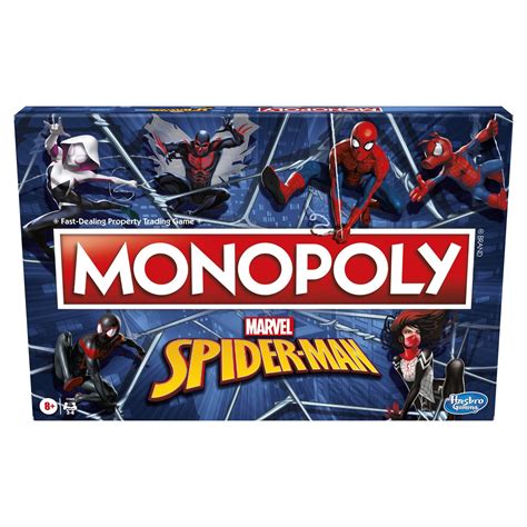 Monopoly Marvel Spider-Man Edition Board Game: Play as the India | Ubuy