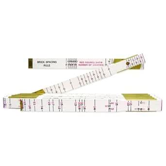 APEX TOOL GROUP LLC 636 6' Brick Mason Wood Rule : Amazon.in: Home ...