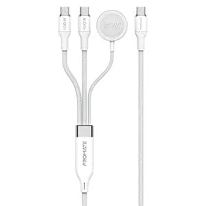 Promate Fusion-CCW Multi-Device Charging Cable with Dual PD100W USB-C ...