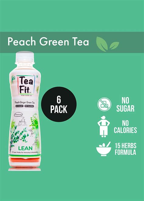 Get Peach Ginger Green Tea - Pack of 6 at ₹ 648 | LBB Shop