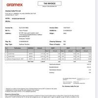Aramex — Fake customs bill
