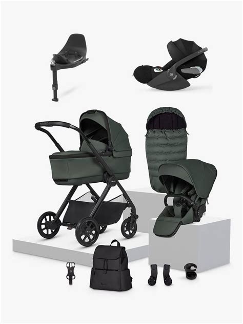 Silver Cross Reef 2 Pushchair & Accessories with Cybex Cloud T Car Seat ...