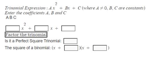 4 Best Perfect Square Trinomial Calculator - JSCalc Blog