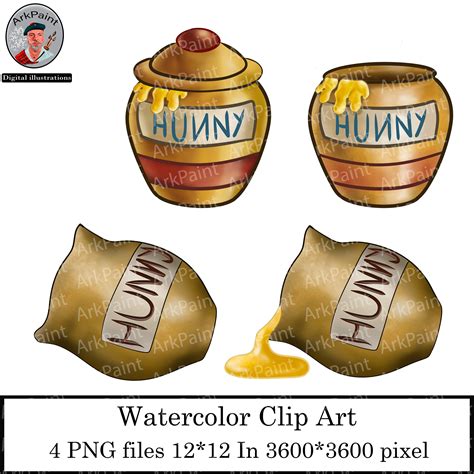 Winnie The Pooh Honey Pot Clipart