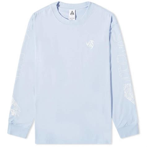 Nike Men's ACG Long Sleeve Topo T-Shirt in Cobalt Bliss Nike