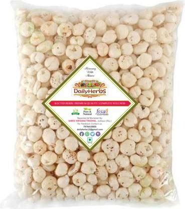 DAILYHERBS Makhana, phool makhana, popped gorgon seeds, lotus seeds pop ...