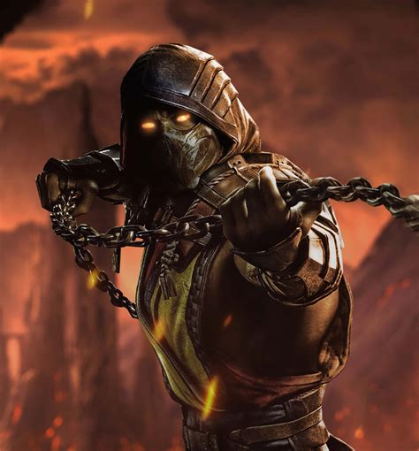 [100+] Mortal Kombat Scorpion Backgrounds | Wallpapers.com