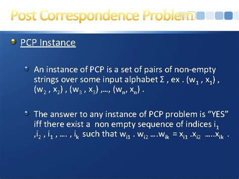 Image result for Post Correspondence Problem