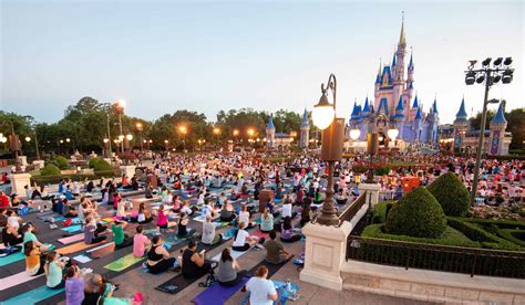 Disney World Cast Members Celebrate International Yoga Day in front of ...