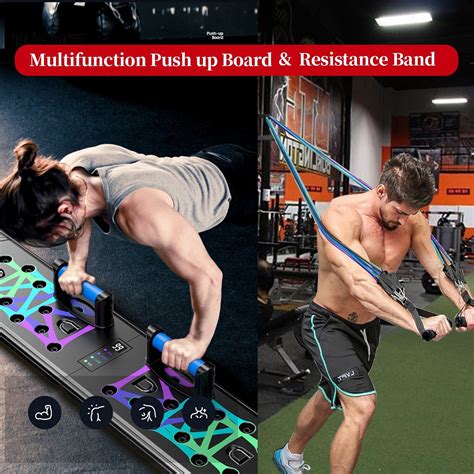 Buy Extended Push Up Board System Fitness Foldable Rack Board Workout ...