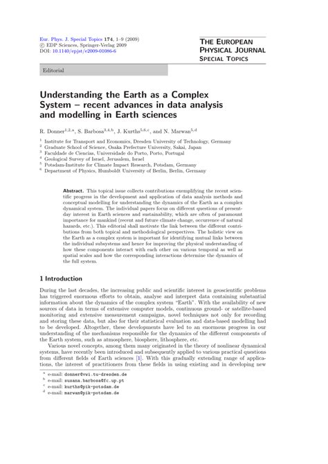 Complex System of Earth 的图像结果