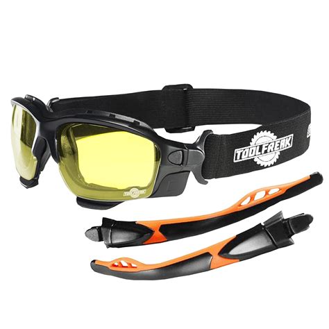 ToolFreak Spoggles - Yellow Lens With Hard Case - Safety Glasses ...