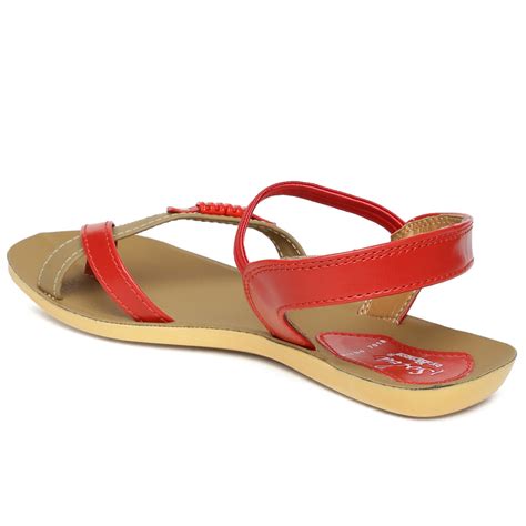 Buy Paragon Women'S Red Sandals Online @ ₹229 from ShopClues