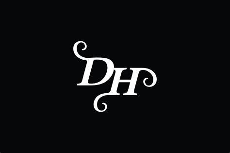 Monogram DH Logo V2 Graphic by Greenlines Studios · Creative Fabrica