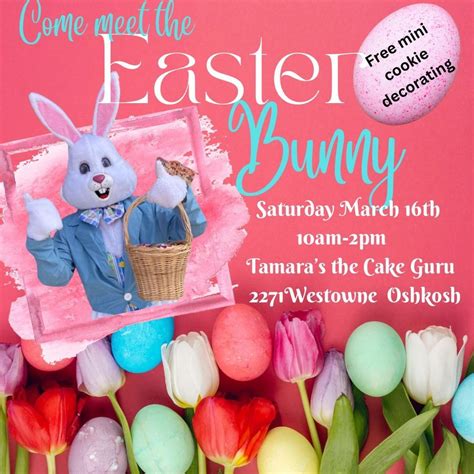 Meet the Easter Bunmy, Tamara's the Cake Guru, Oshkosh, 16 March 2024 ...