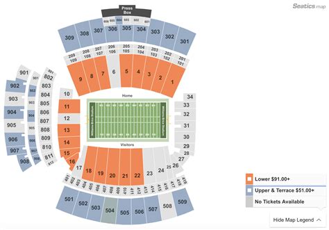 Williams Brice Stadium Seating Map | Cabinets Matttroy