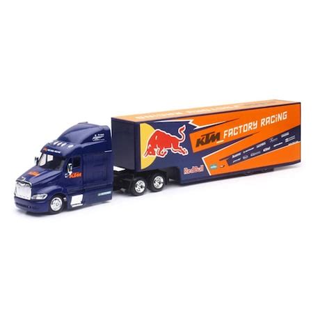 New-Ray New-Ray Red Bull KTM Racing - Peterbilt 387 with 3-Axle Trailer ...
