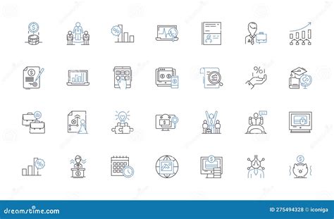 Economic Equality Line Icons Collection. Equity , Poverty , Income , Wealth , Distribution ... - distribution of income in economics