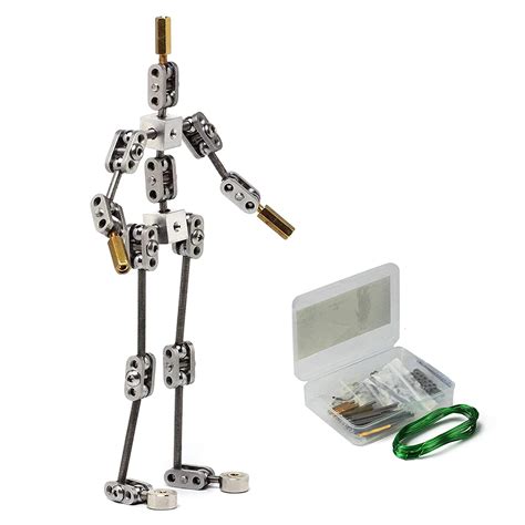Buy HnK DIY Studio Stop Motion Armature Kits | Metal Puppet Figure for ...