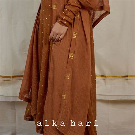 Brown Dupatta - Elegant Cotton Dupatta for Women | Alka Hari – Alka ...