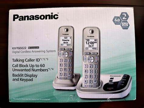 Panasonic Cordless Phone KX-TGD220 N Answering | Ubuy India
