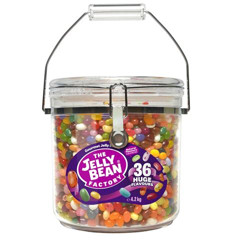 Buy The Jelly Bean Factory Huge Flavours Jar 4.2 Kilograms - Jelly ...