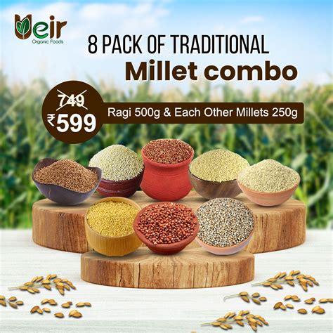 Traditional Millet Combo – Ueir Organic Foods