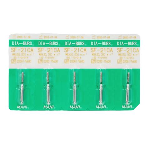 Mani Diamond Burs - Straight Flat End / Sf Series – Dentaid Devices