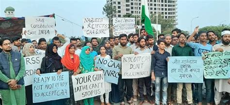 Hyderabad: Students Protest Against University Chancellor's Official ...