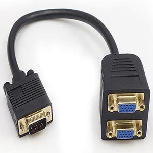 Tobo VGA Cable 0.3 m VGA Splitter Cable Male to Female VGA to Dual 2 ...