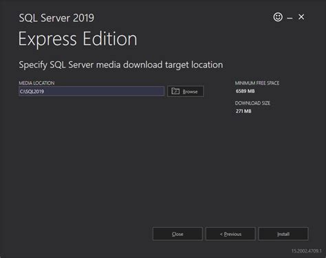 mSQL Server Express 2019 Setup 的图像结果