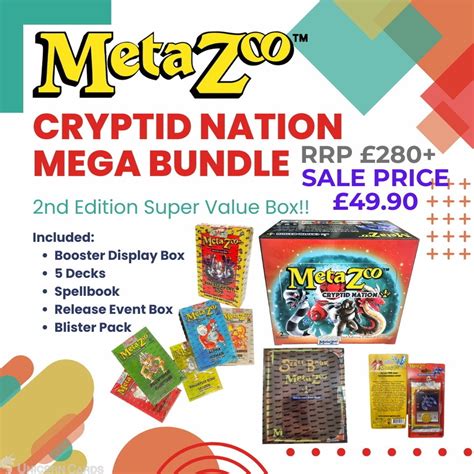 MetaZoo Cards MetaZoo TCG: 2nd Edition Cryptid Nation Booster Box ...