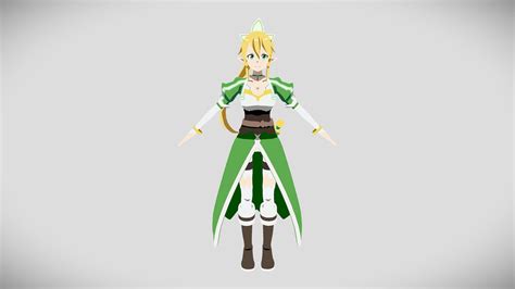 Leafa - Sword Art Online (ALO version) - 3D model by DEADSnAke [d1ac87f ...