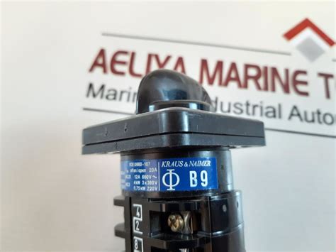 Kraus & naimer b9 rotary switch – Aeliya Marine Tech