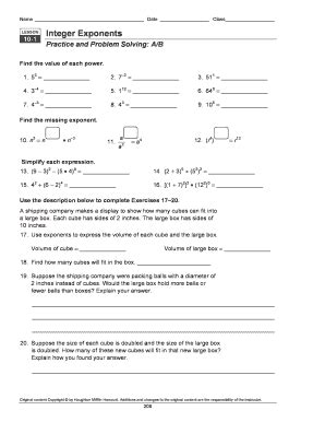 Image result for Integer Exponents Lesson EngageNY