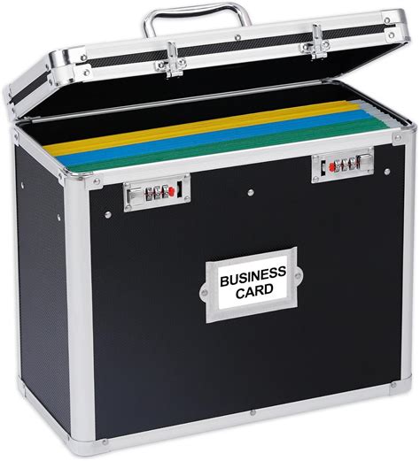 Image result for Portable File Box with Handle Lock