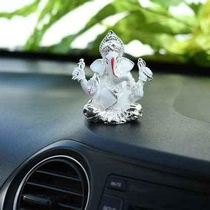 CraftVatika Ceramic Lord Ganesha Idols For Car Dashboard Home Decor ...
