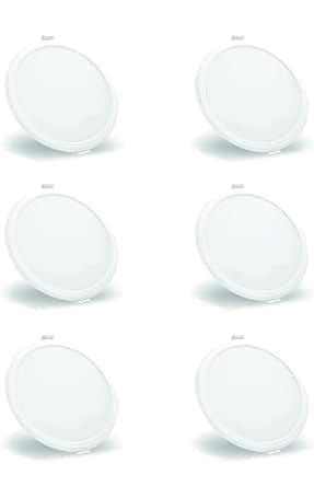 Syska SSK-RDL-R-15W 15-Watt Round LED Slim Recessed Panel Lights (Pack ...