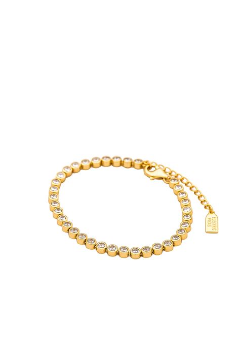 Electric Picks Jewelry Jewel Bracelet in Gold | REVOLVE