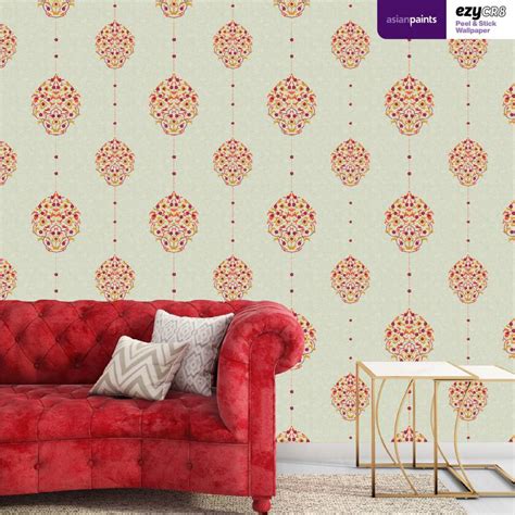 Asian Paints 45 cm EzyCR8 DIY Peel & Stick Wallpaper Persian Clusters ...