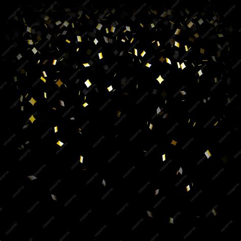 Sparkling golden confetti spread texture a festive and shimmering ...