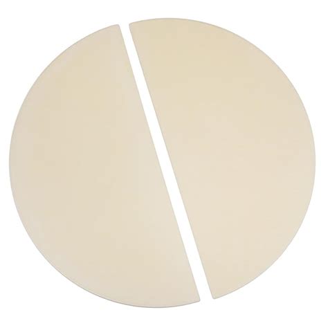 Buy DaYvlen Dia 14 1/5-in Half-Moon Ceramic Heat Deflector Plates for ...