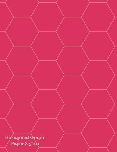 Buy Hexagonal Graph Paper 8.5"x11": Journal Graph Paper Work Book For ...